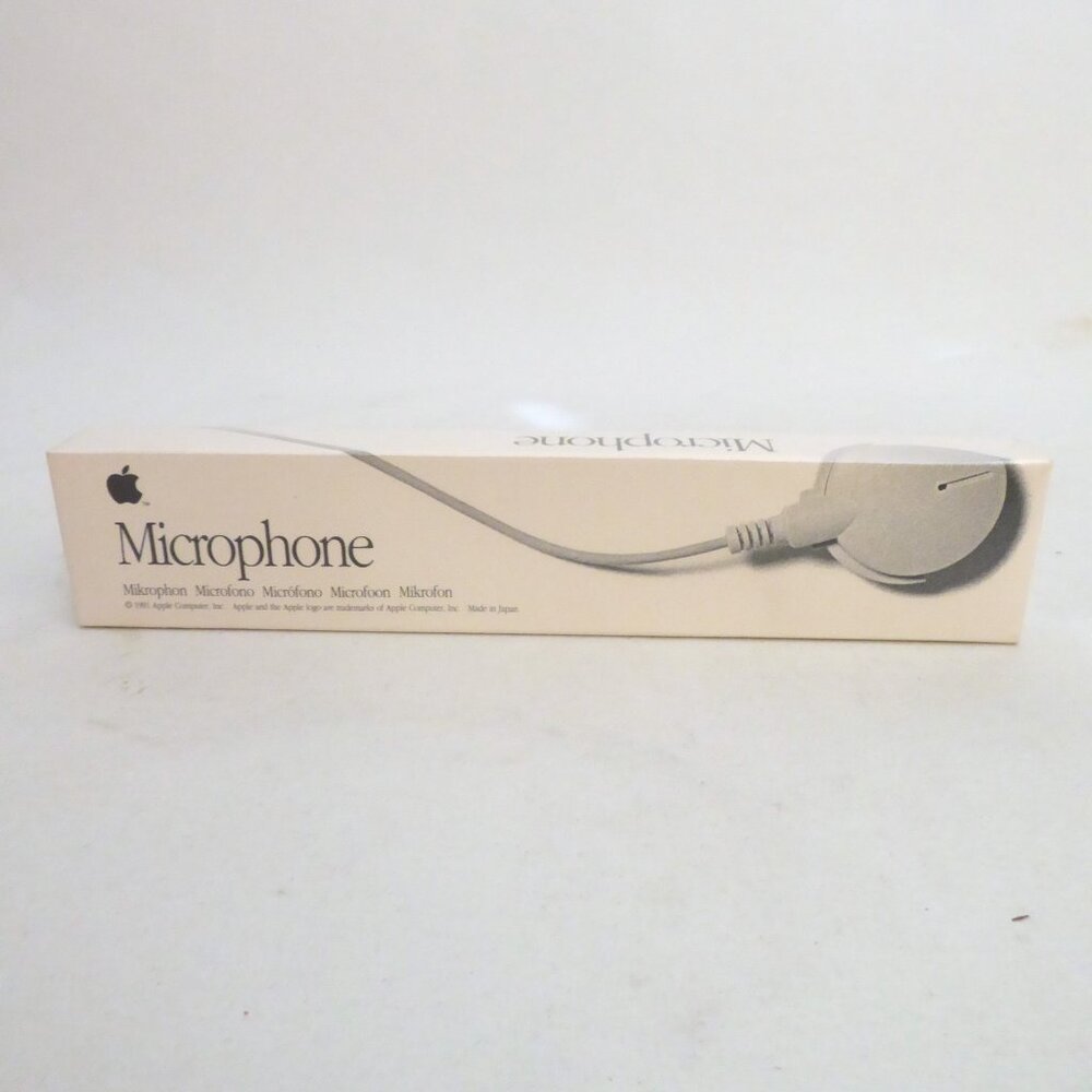 NEW VINTAGE 1991 APPLE COMPUTER MACINTOSH MICROPHONE 699-5098-A SEALED